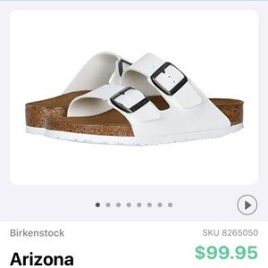 37 NARROW Birko-Flor Birkenstocks in White